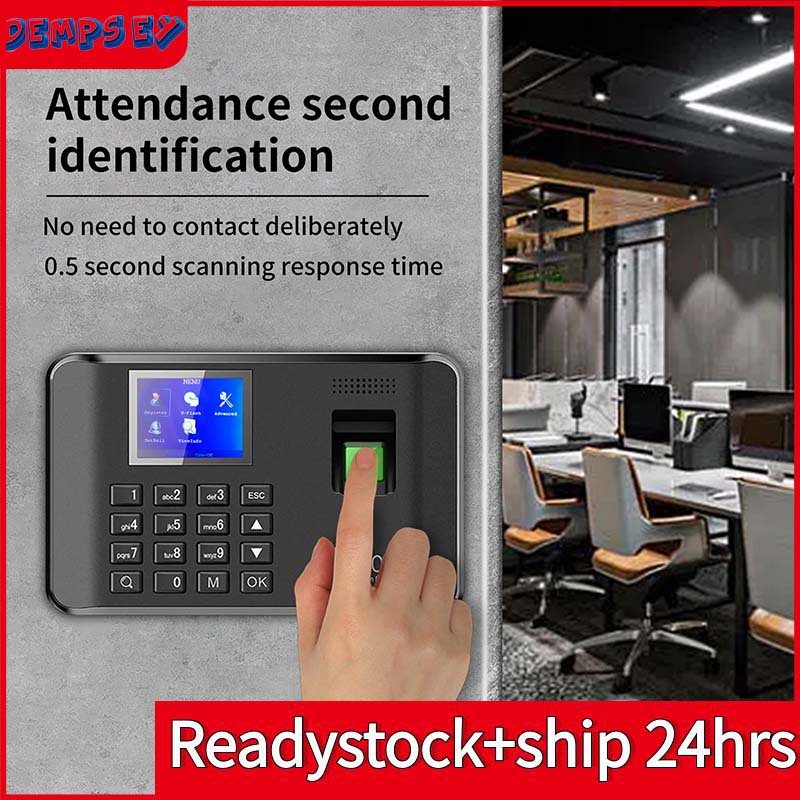 Readystock Fingerprint Punch Card Machine / Fingerprint Time Attendance