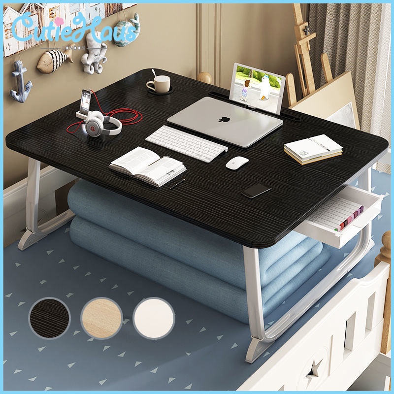 Cutiehaus Computer Desk Home Lazy Bedroom Table Bed Desk Foldable ...
