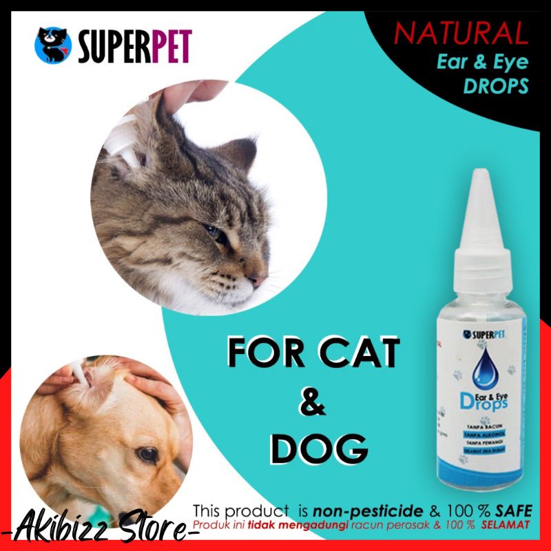 Ubat Sakit Mata Kucing Anjing Cat Dog Eye Drop Infection 