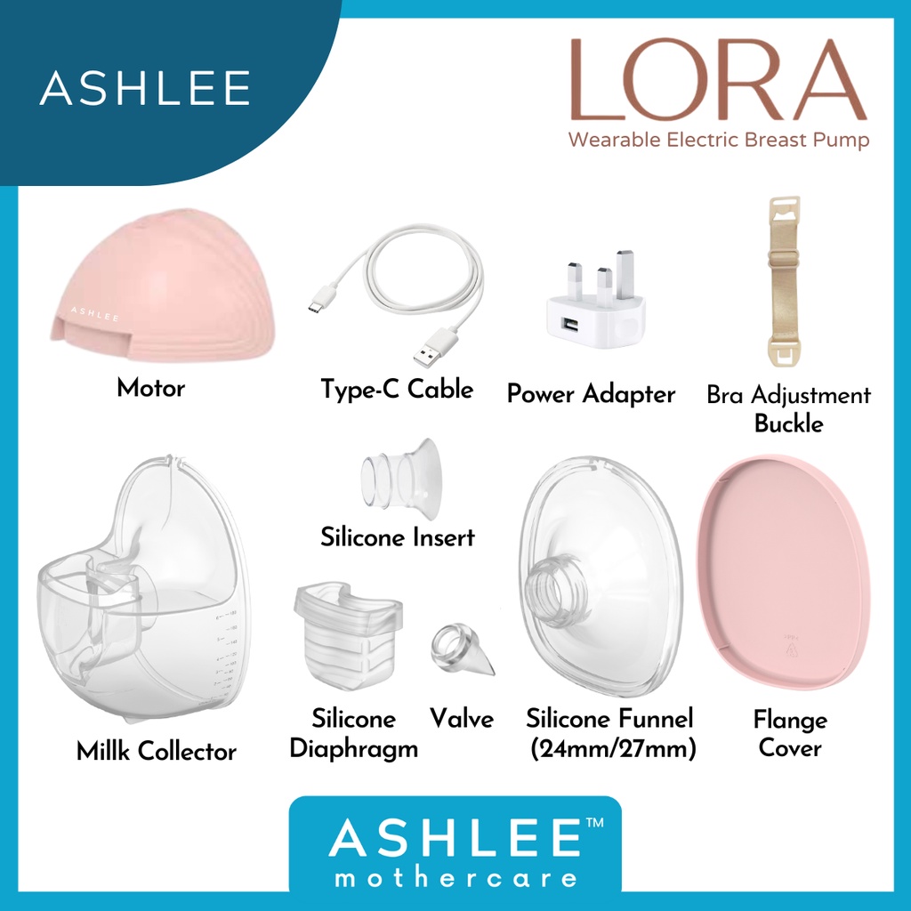 [ORIGINAL] ASHLEE LORA & LORA PRO Wearable Breast Pump Spare Parts