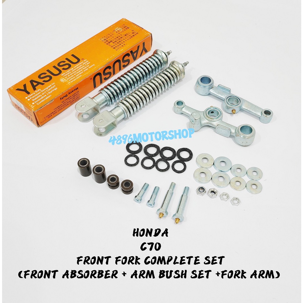 YASUSU HONDA C70 GBO GBO J GBOJ FAME GB6 FRONT FORK SPRING ARM BRACKET ...