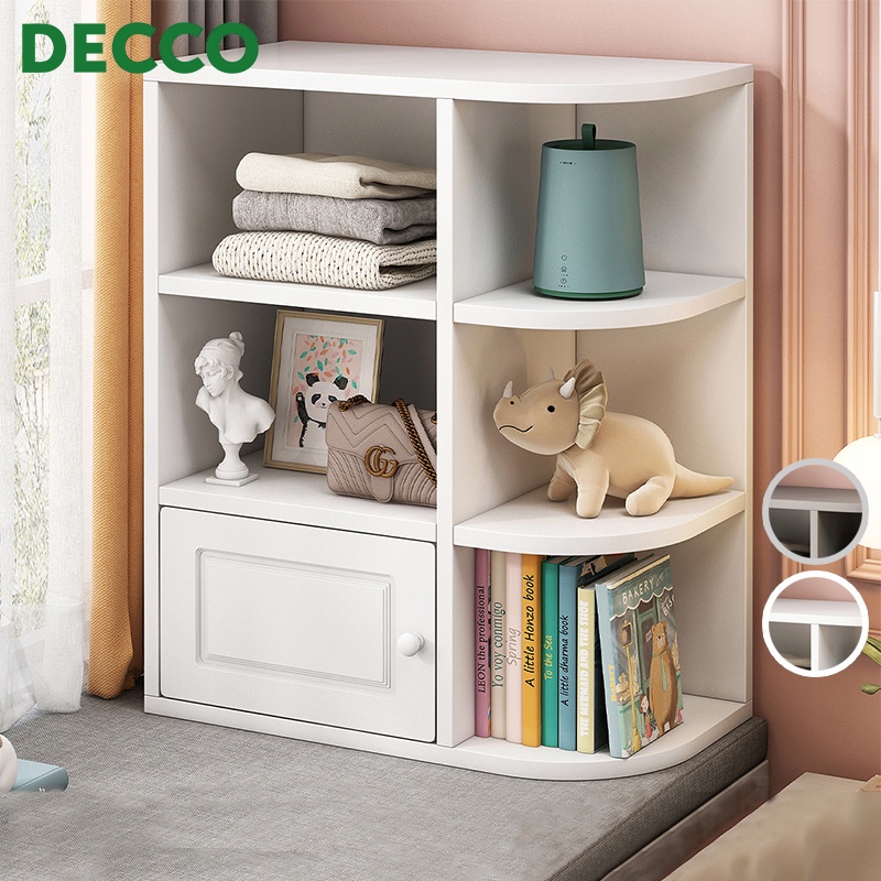 Decco 3 Layer Bay Window Cabinet Bedroom Tatami Wall Bookcase Shelf ...