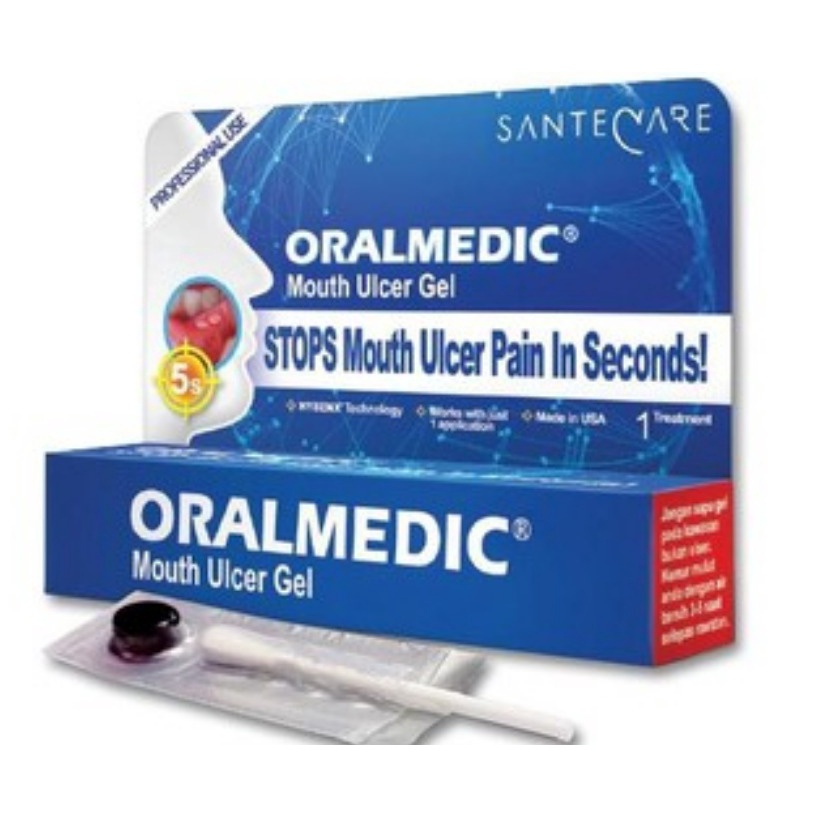 OralMedic Mouth Ulcer Gel STOPS Mouth Ulcer Pain In Seconds! | Shopee ...