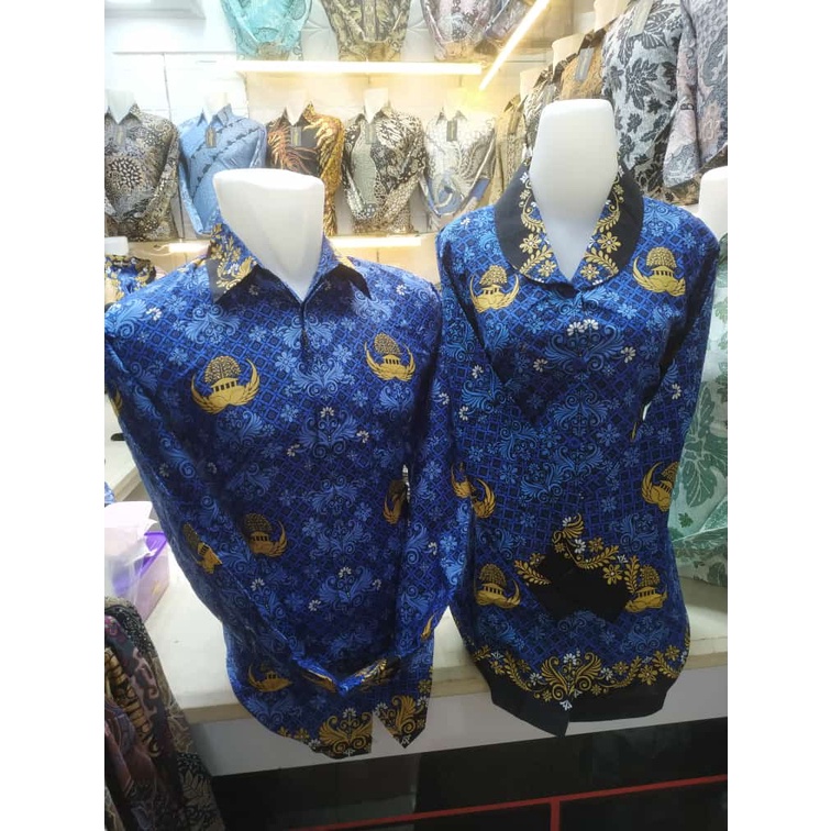 Full FURING Latest korpri women's batik Uniform 2022 women's korpri