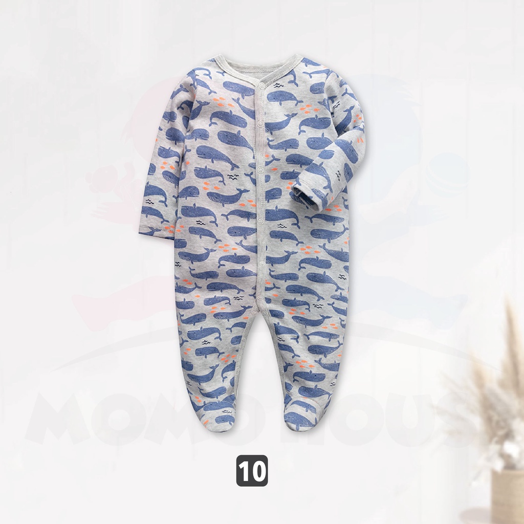 Newborn Baby Jumpsuit Boy & Girl Cute Design Long Sleeve 100% Cotton ...