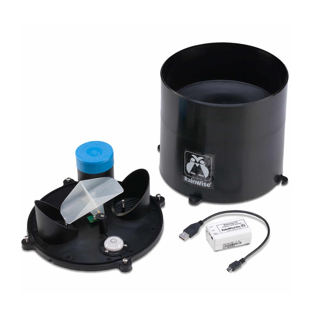 RAINLOG 2.0 / RAINEW Rain gauge with data logger RainWise® RainLogger