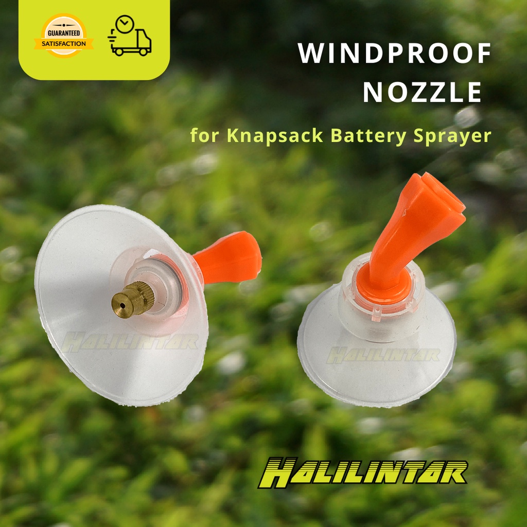 Windproof Nozzle 14mm Battery Engine Knapsack Sprayer Kepala Pam