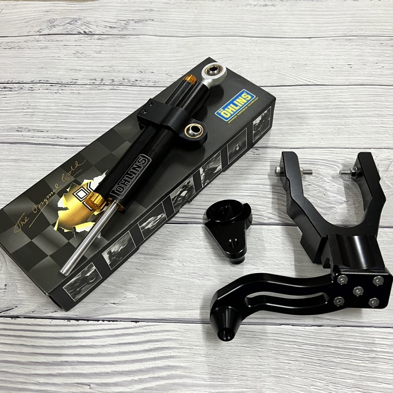 Yamaha RXZ Damper Bracket Siap OHLINS Steering Damper Anti Tank Slap