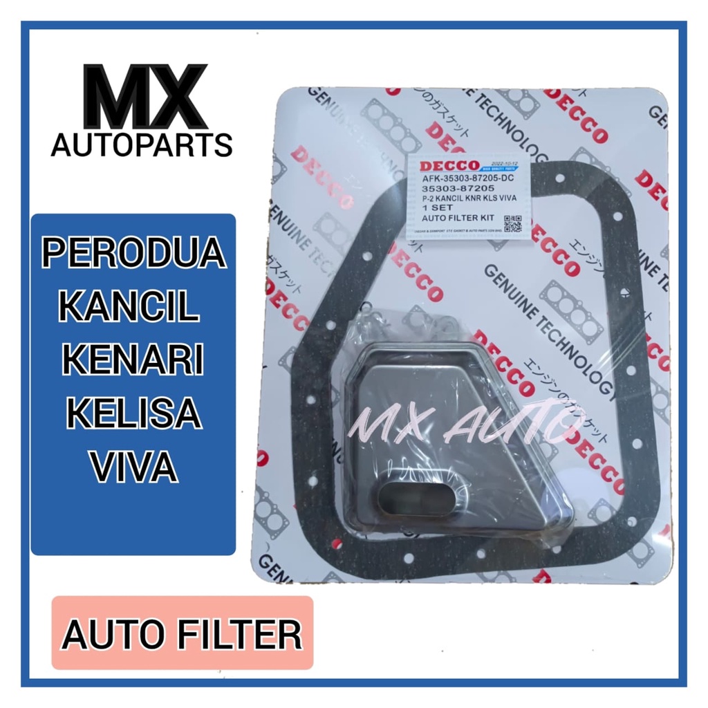 AUTO GEAR BOX FILTER KIT SET PERODUA KANCIL , KELISA , KENARI , VIVA