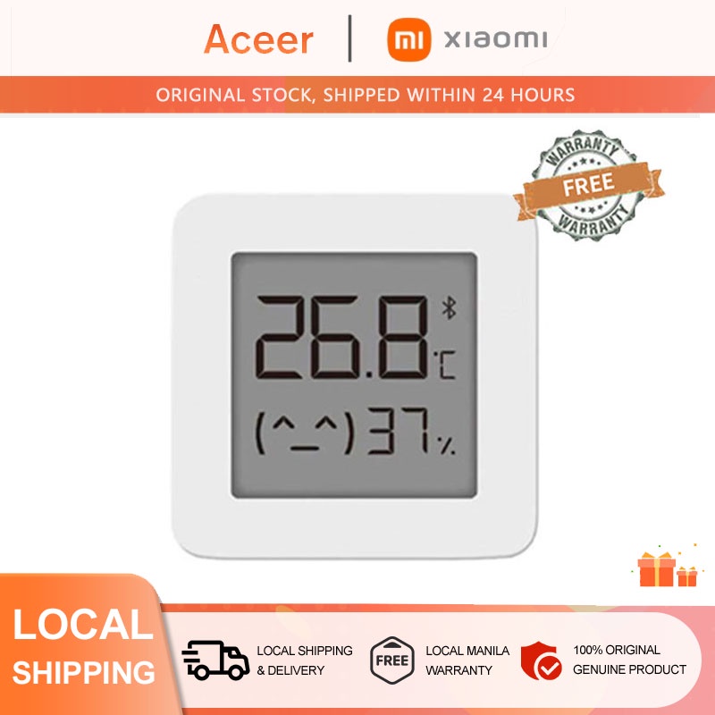 Xiaomi Mijia Bluetooth Thermometer Hygrometer 2 Wireless Smart Electric  Digital Thermometre Humidity Sensor Home with Mijia App