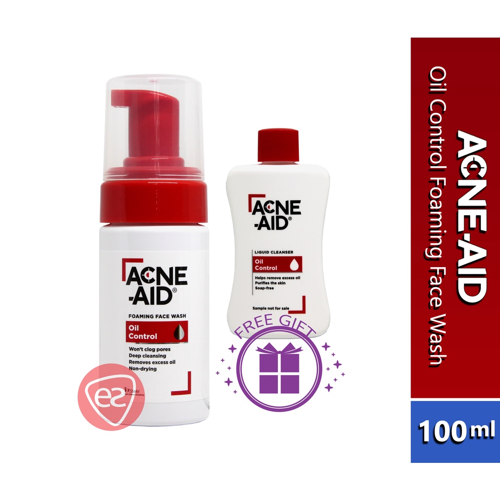 ACNEAID OIL CONTROL FOAMING FACE WASH 100ML (FOR OILY, ACNEPRONE SKIN