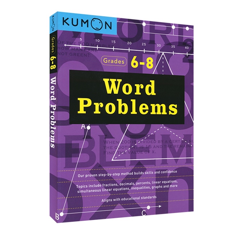 Kumon Middle School Math Workbooks Grade 6-8 READY STOCK (with Answer ...