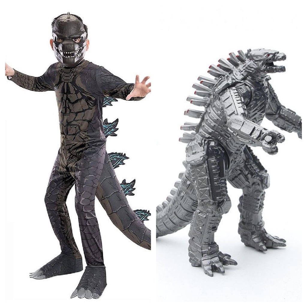 Godzilla vs Kingkong Cosplay Costume Role-playing Jumpsuit Kids ...