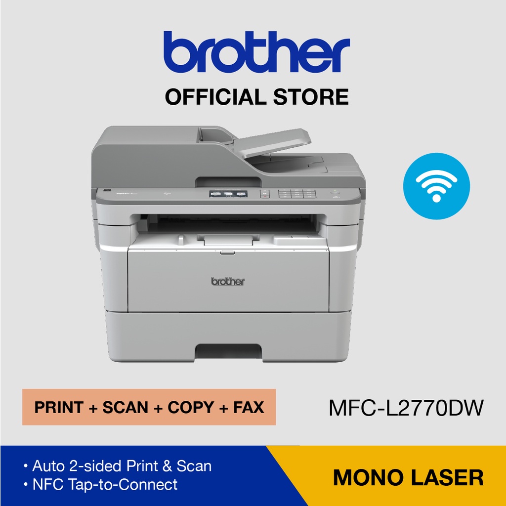 Brother All in One Wireless Mono Laser Printer MFC-L2770DW | Shopee ...