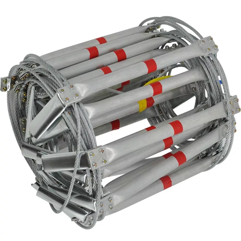 Fire Escape Ladder Fire Wire Rope Ladder Aerial Work Rescue Rescue ...
