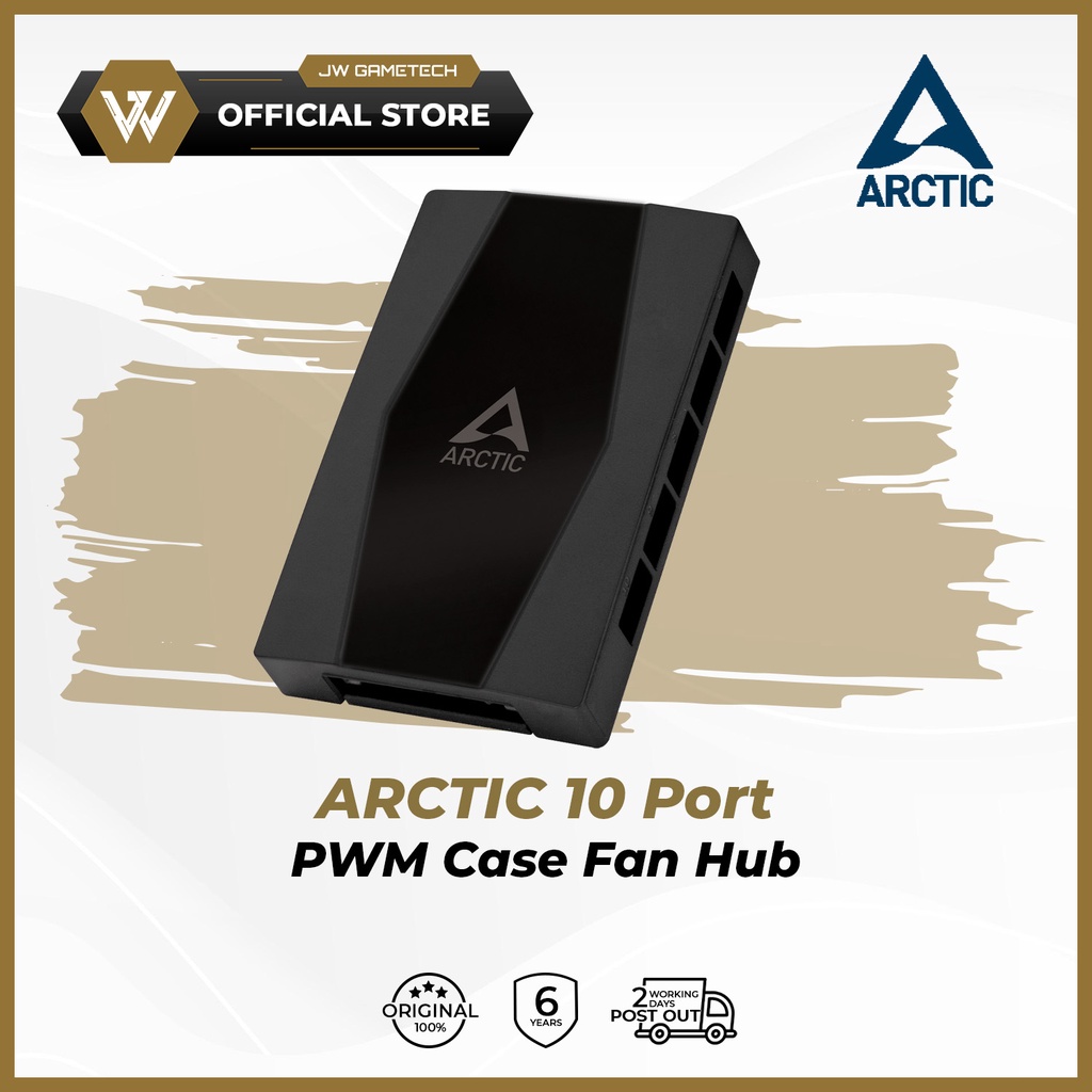 Arctic 10 Port PWM Case Fan Hub Shopee Malaysia