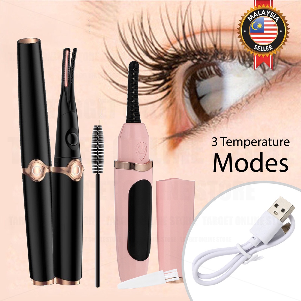 USB Eyelash Perm Curler 3 Temperature Modes Heated Curler Lashing