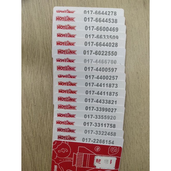 Hotlink VIP Number Sim Card Shopee Malaysia