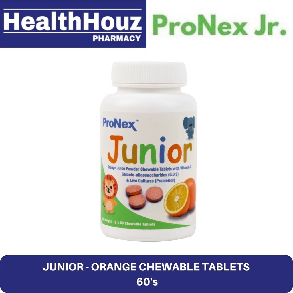 PRONEX Junior Orange Chewable Tablets - 60's | Shopee Malaysia