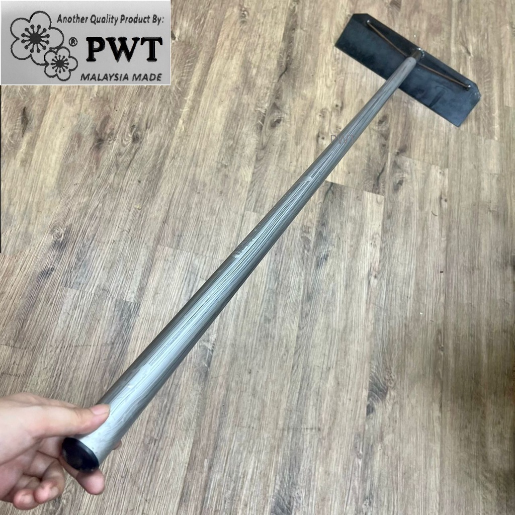 5 kaki Hulu Besi Cakar Papan Besi / Iron Plate Rake With Handle 5尺铁柄铁板耙 ...