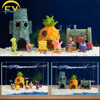 Spongebob fish outlet tank decorations