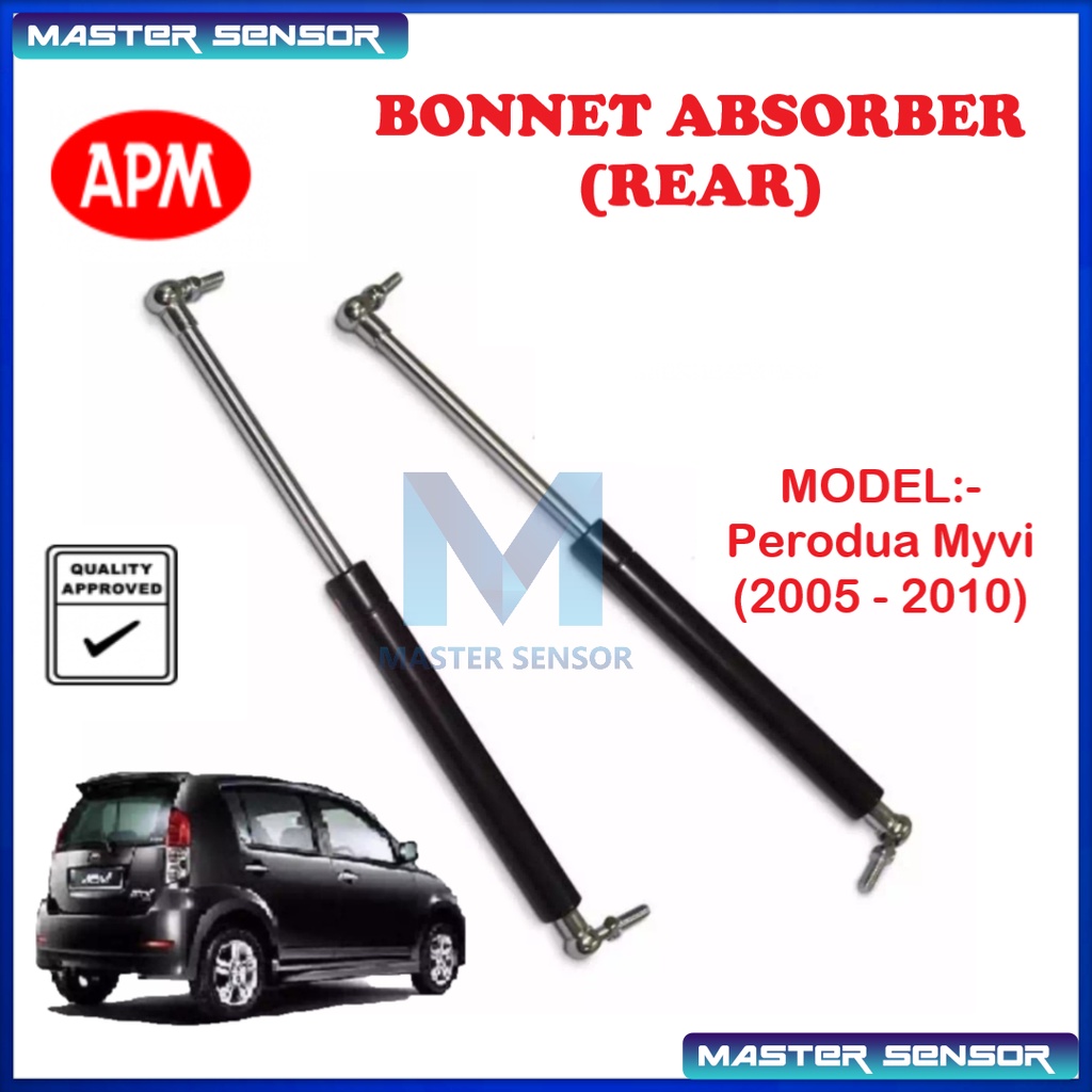 Perodua Myvi Rear Boot Damper G Spring Bonnet Absorber Pair Shopee Malaysia