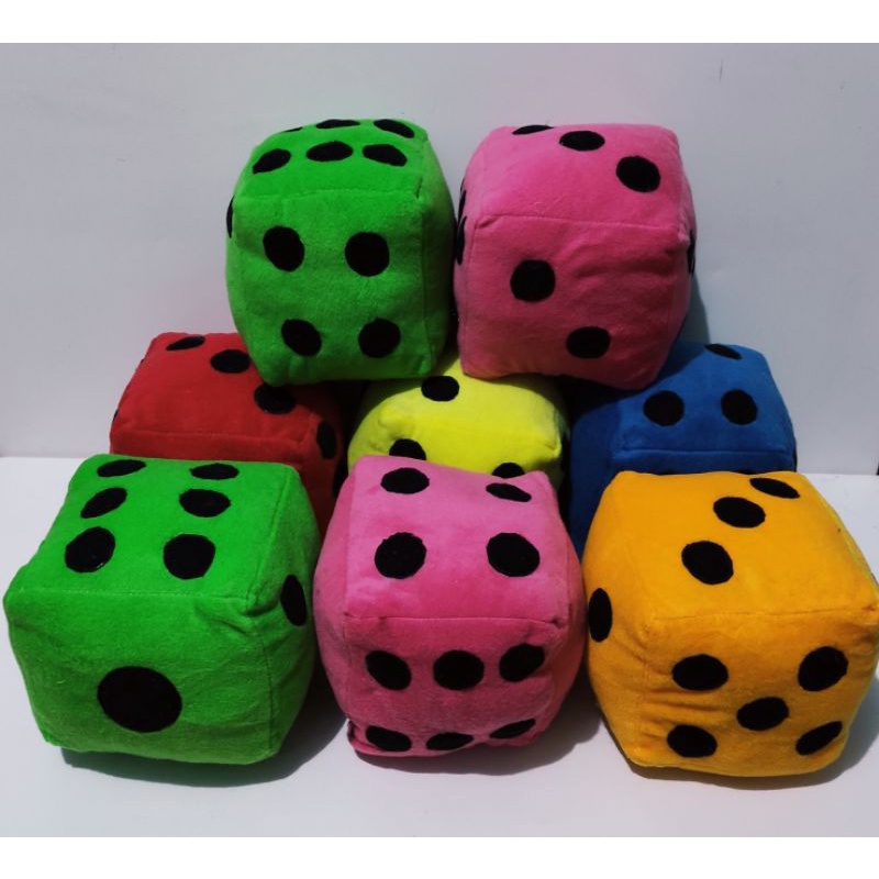 Hompimpaedutoys 15cm dacron dice jumbo dice doll for snakes and ladders ...