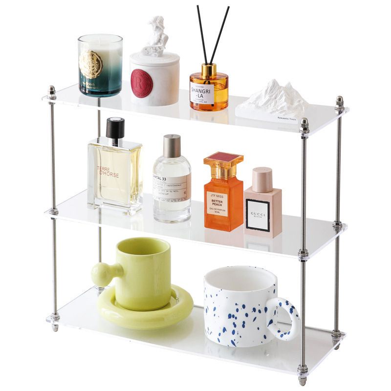 Ins Acrylic Perfume Fragrance Rack Shelves Cosmatic Display Stand ...