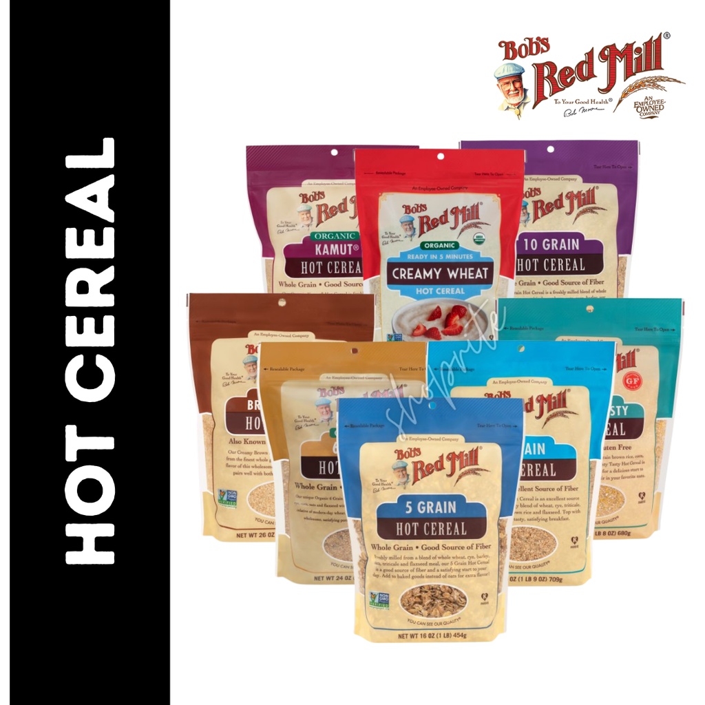 Bob's Red Mill Organic Hot Cereal (Grain / Mighty Tasty / Creamy Brown