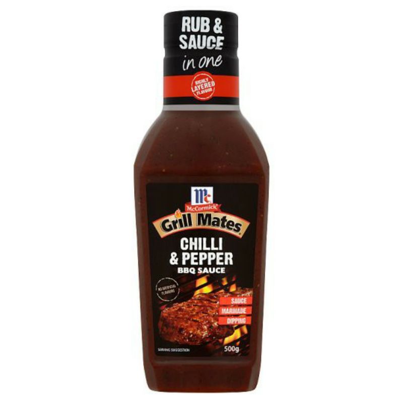 MCCORMICK Grill Mates Chilli & Pepper BBQ Sauce 500g Shopee Malaysia