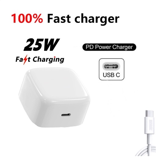 25W USB C Adapter Fast Charger iPhone Charger Type C Plug Iphone/Ipad ...