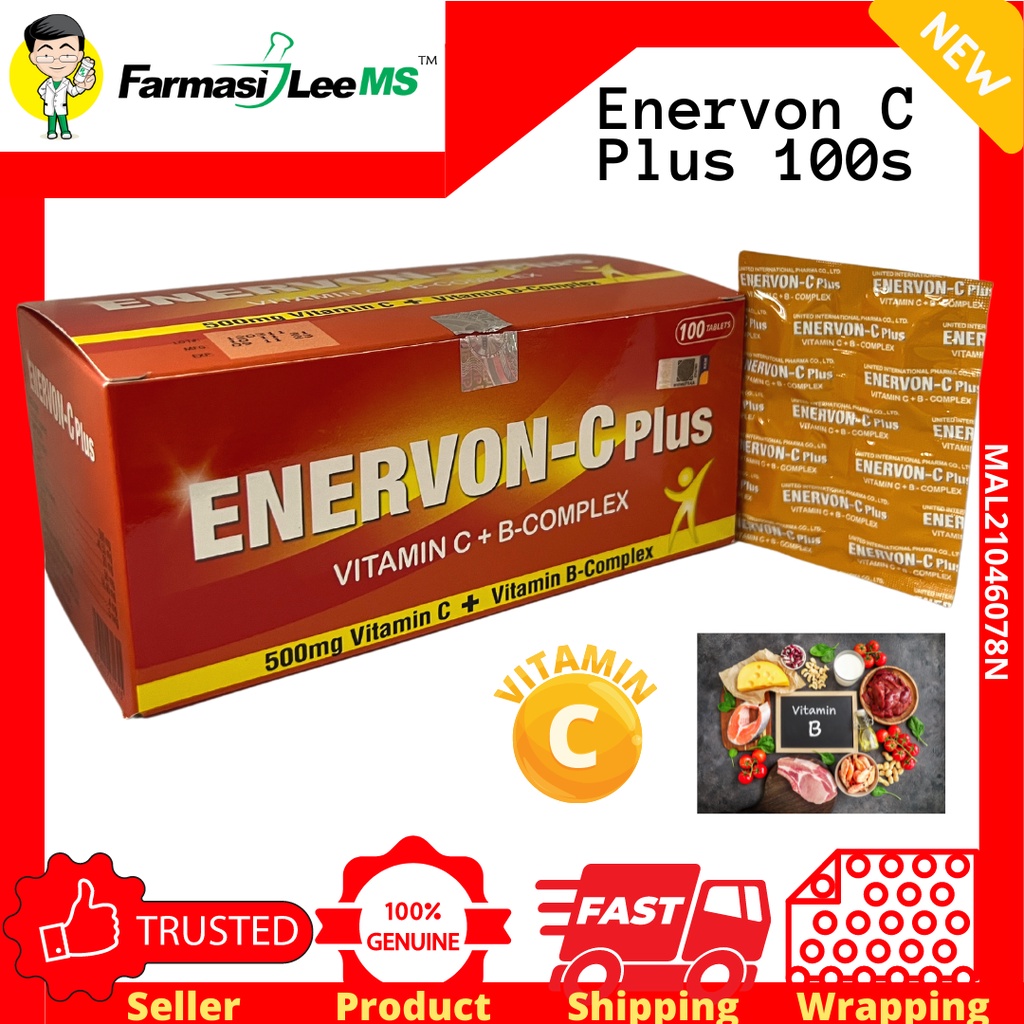 Enervon C One a Day Vitamin 100tablets (Exp 11/2023) Shopee Malaysia