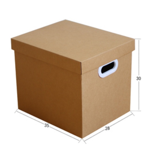 Kraft Storage Box DieCut Box Moving Box Document Box Office Box