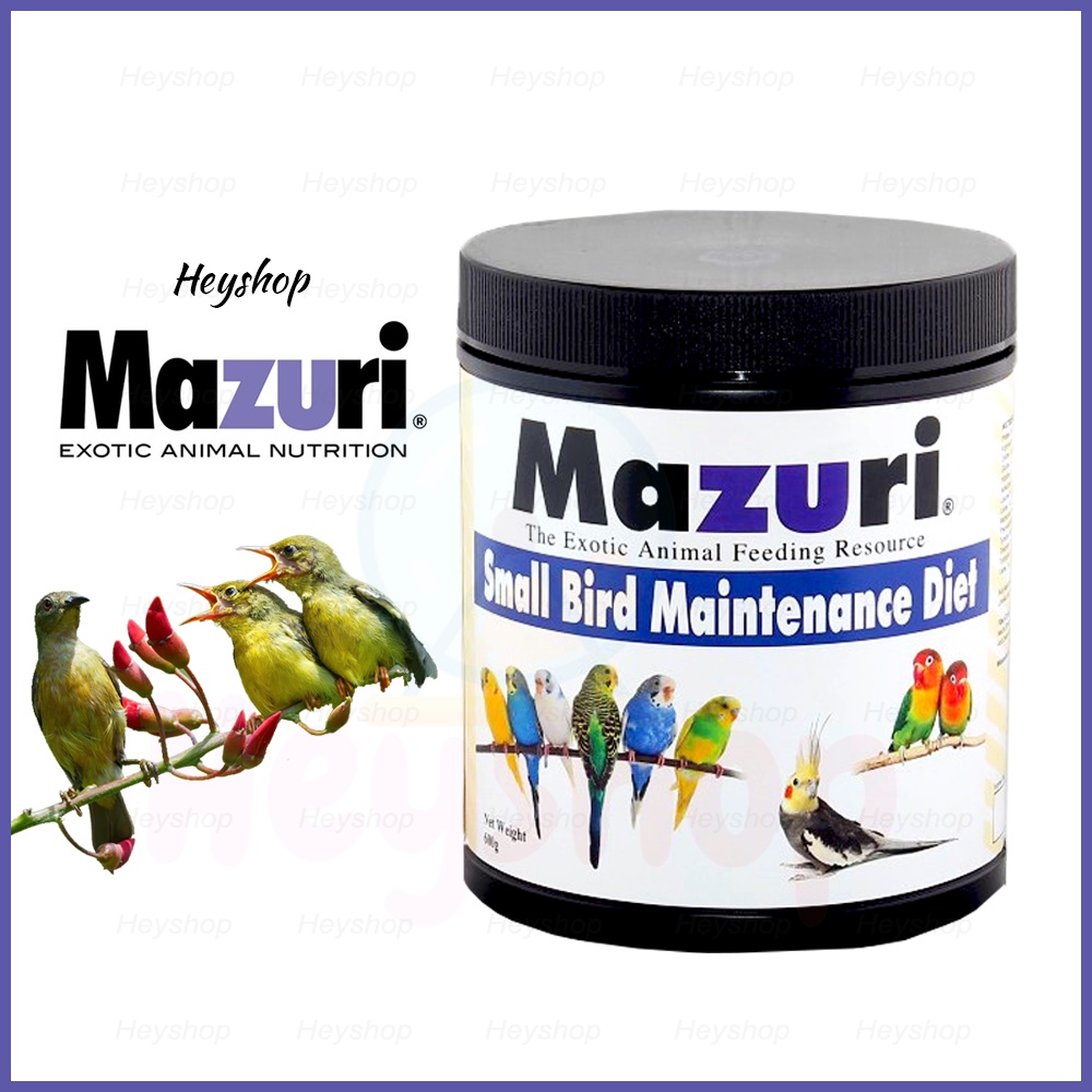 Mazuri Small Bird Food 600g Maintenance Diet Makanan Burung Premium