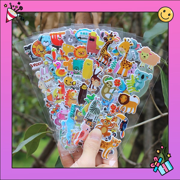 3D Stickers Embossed Cartoon Children Princess Cute Patterns For Kids ...