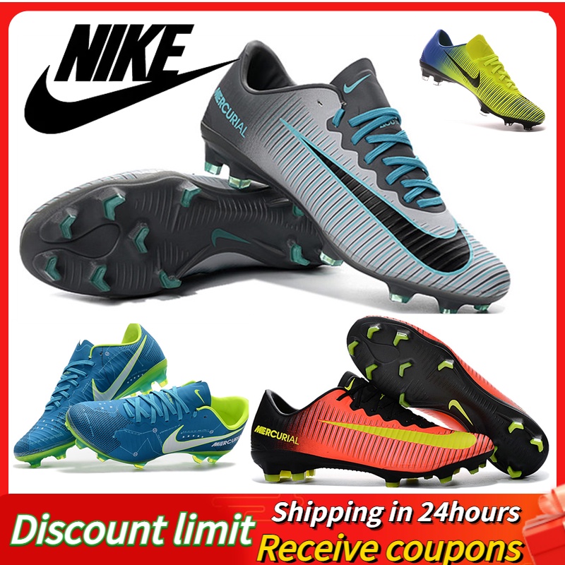 【Malaysia In STOCK】Mercurial Vapor XI FG Soccer Shoes Outdoor Sports Shoes Men Football Boots
