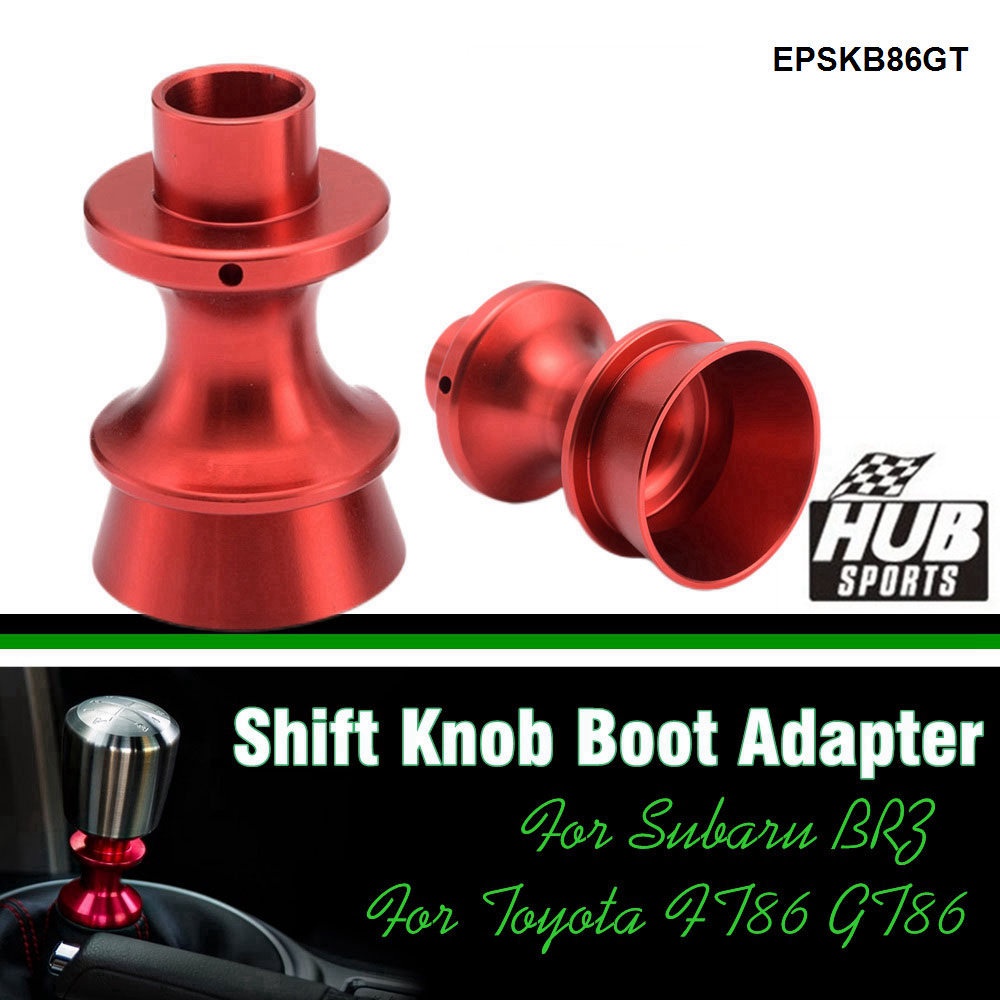 HUB sports Billet Reverse LockOut Lever Shift Knob Boot Retainer Adapter Aluminum For Impreza