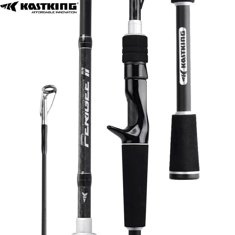 KastKing Perigee II Fishing Rods - LS Ring Line Guides, 24 Ton Carbon Fiber  Casting and Spinning Rods - Two Pieces