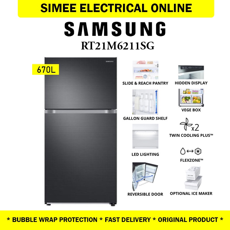 Samsung Refrigerator 670L Top Mount Freezer with Twin Cooling Plus