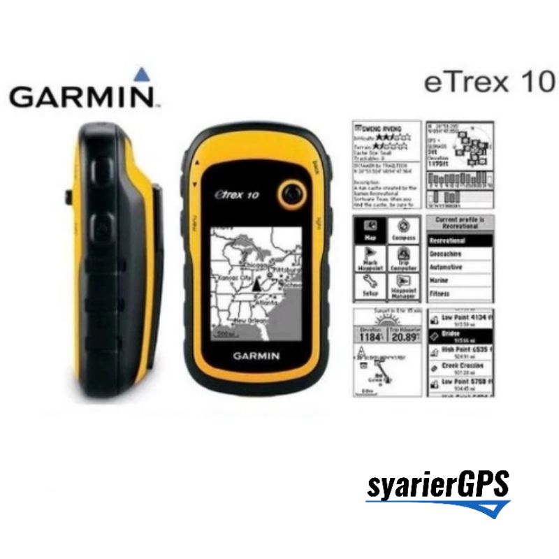 Garmin Etrex 10 GPS handheld navigator Shopee Malaysia