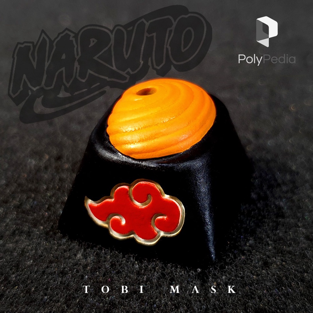 Naruto Akatsuki Tobi Mask Artisan Keycap/Keycaps | Shopee Malaysia