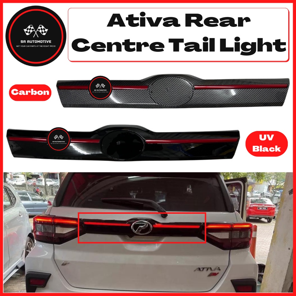 Perodua Ativa Rear Garnish LED Centre Tail Lamp with Running Daytime ...