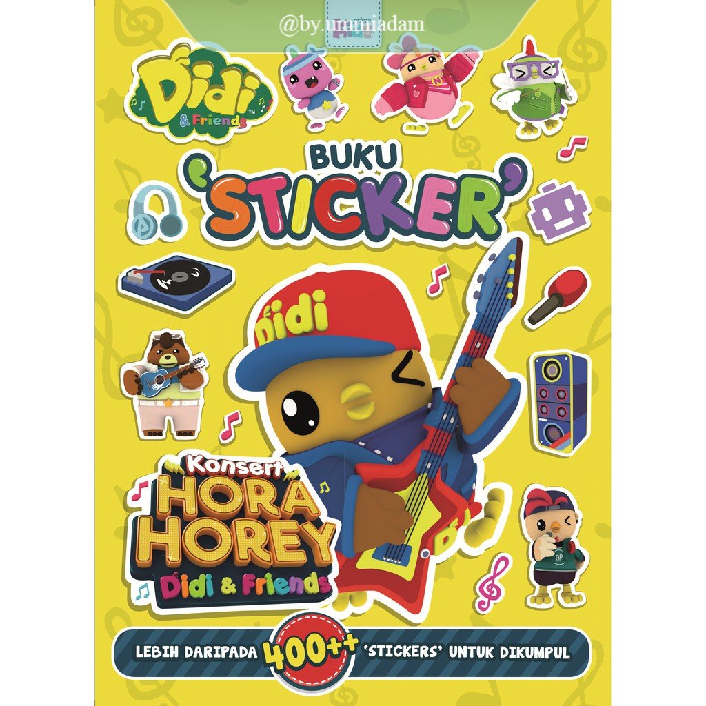 KIDS PRIMA ~ Buku Sticker: Konsert Hora Horey Didi & Friends | Shopee ...