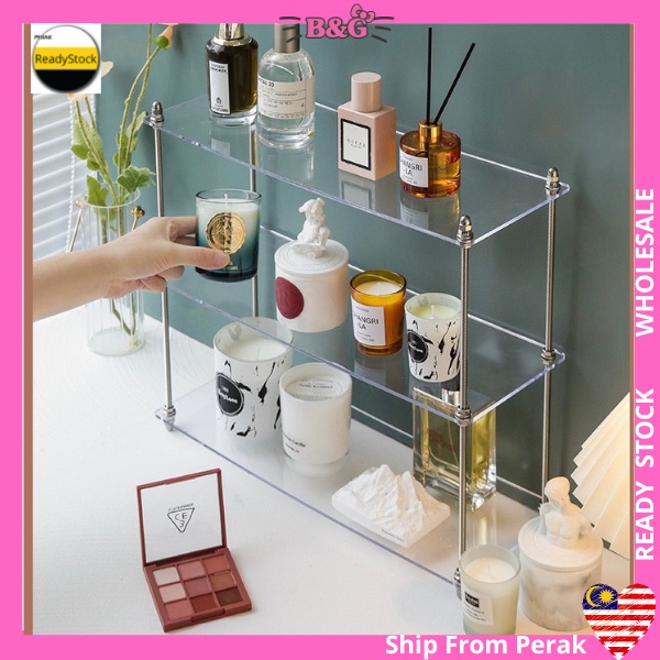Ins Acrylic Perfume Fragrance Rack Shelves Cosmatic Display Stand ...