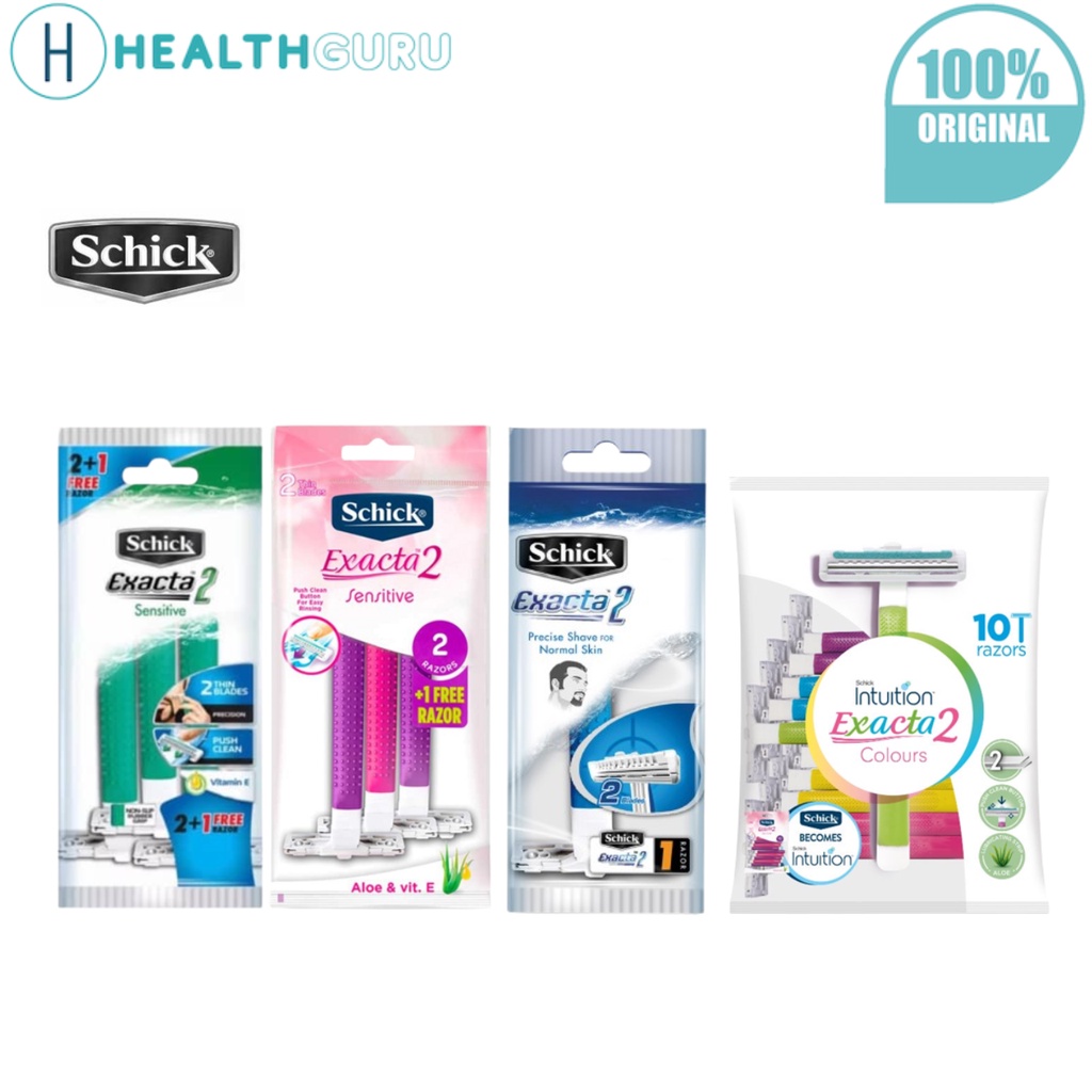 HealthGuru Schick Exacta 2 Sensitive Disposable Razor Blade (Up to ...