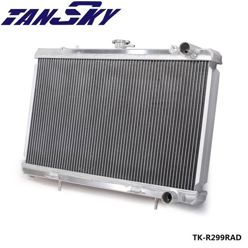 For 89-93 Nissan Skyline R32 RB25 RB20 Aluminum Race Radiator 2 Row MT ...