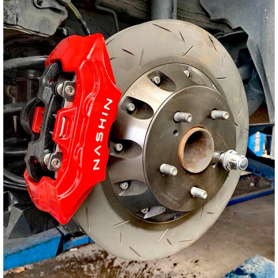 Nashin GT3-R Rear 3 Pot Forged Caliper E-Brake System Brake Kit (330mm ...
