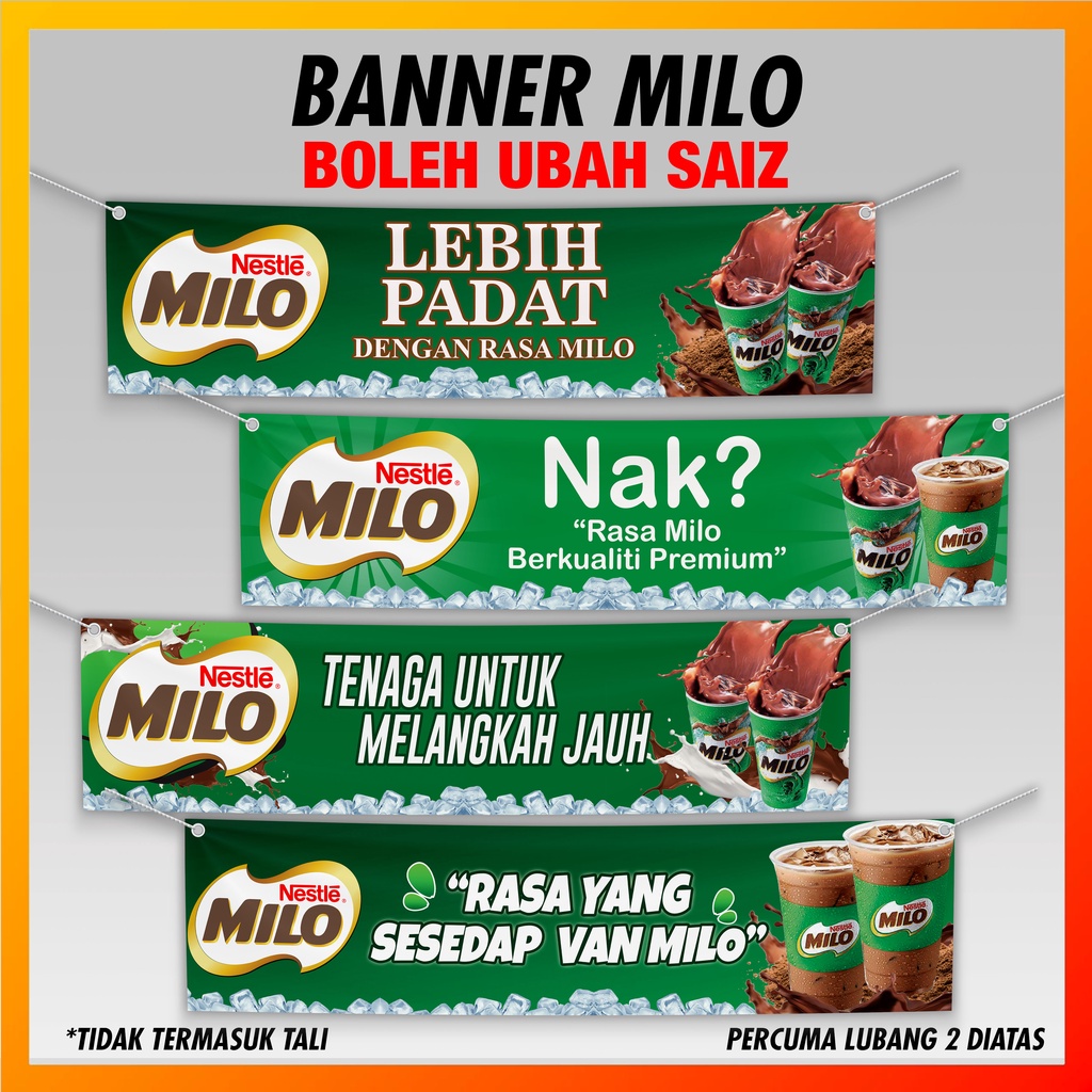 💖banner Gerai Jualan Air Milo💖 Shopee Malaysia