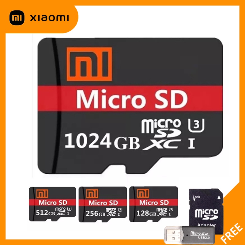 Xiaomi Miniature sd Card 128gb 256gb 512gb 1tb 2tb Memory Card 16GB