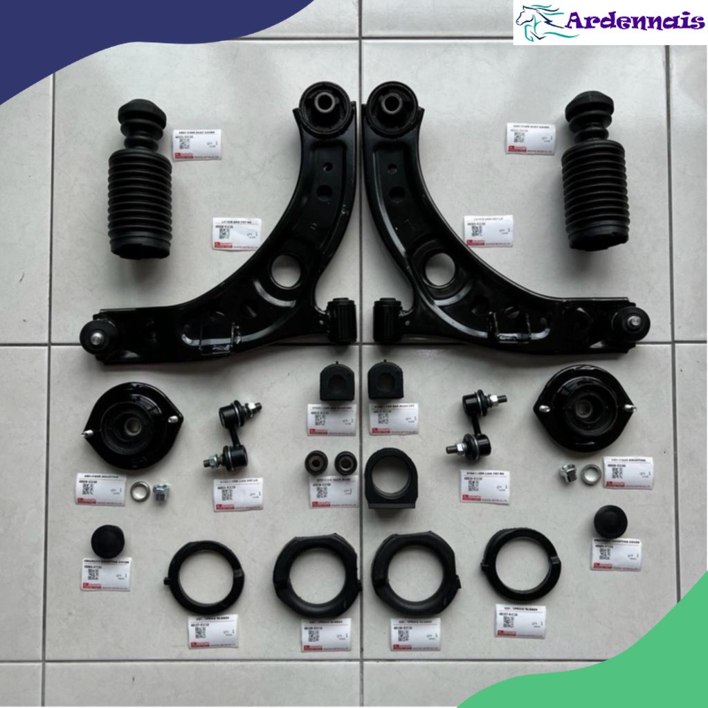 23 ITEM COMPLETE SET LOWER ARM/STABILIZER LINK/STEERING RACK BUSH